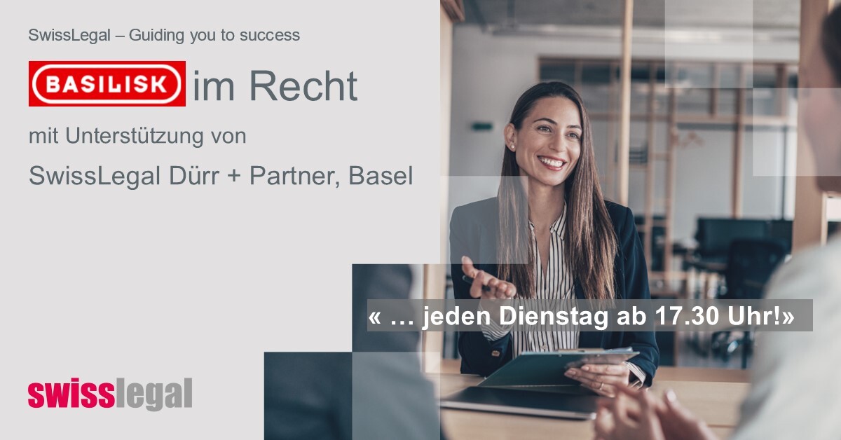 Юридические консультации на радио - SwissLegal Dürr und Partner Basel консультирует по актуальным темам