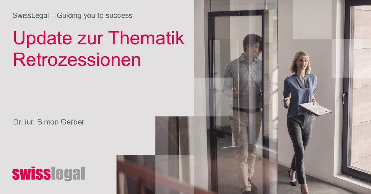 Update zur Thematik Retrozessionen