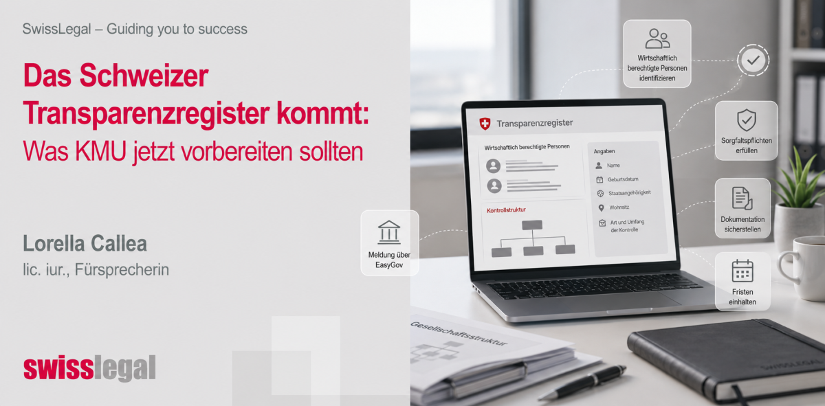 The Swiss Transparency Register Is Coming: What SMEs Should Do Now to Prepare
