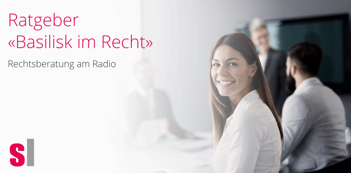 Rechtsberatung im Radio - SwissLegal Dürr und Partner Basel berät zu aktuellen Themen