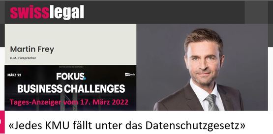 SwissLegal – Update für KMU zum neuen Datenschutzrecht