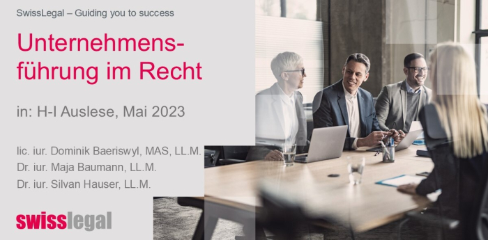 Unternehmensführung im Recht