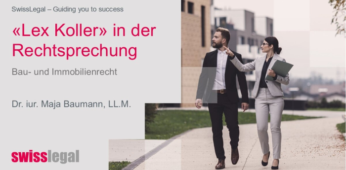 Aktuelle Rechtsprechung zur 